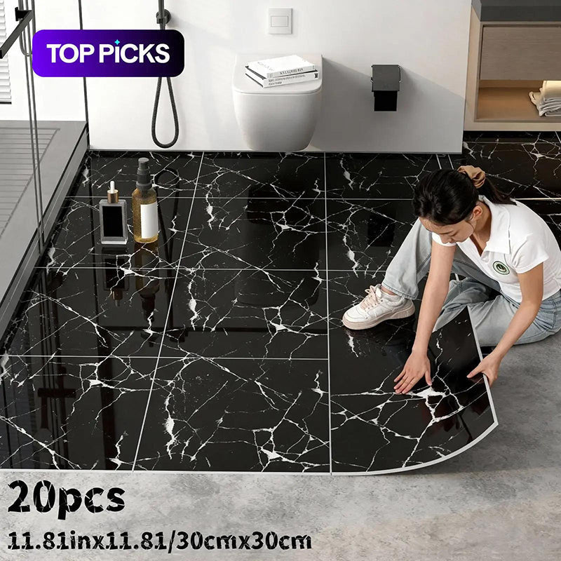 🥳2026 HOT SALE50% OFF! Premium Floor Tile Sticker – 2.5mm thick, wear‑resistant. Anti‑slip texture, easy to clean. Covers old tiles or concrete. 👣💪