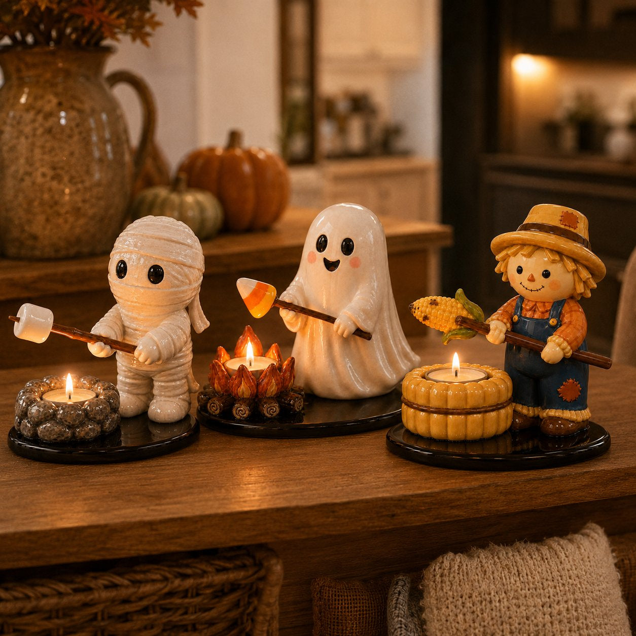 💥Halloween Campfire Tealight Holder