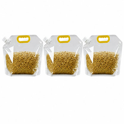 Reusable Leak-Proof Food Storage Sealed Bags with Portable Handle