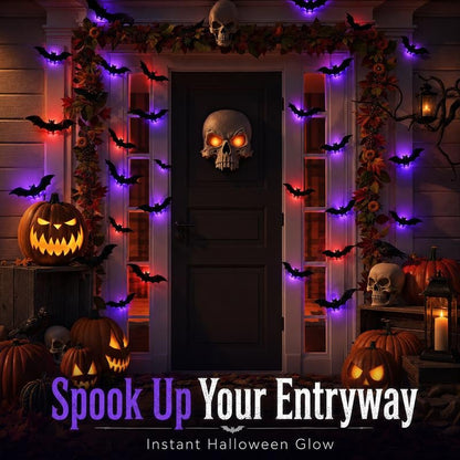 🎃 EARLY HALLOWEEN 49% OFF 🦇Halloween 3D Bat LED Wall Light Decor