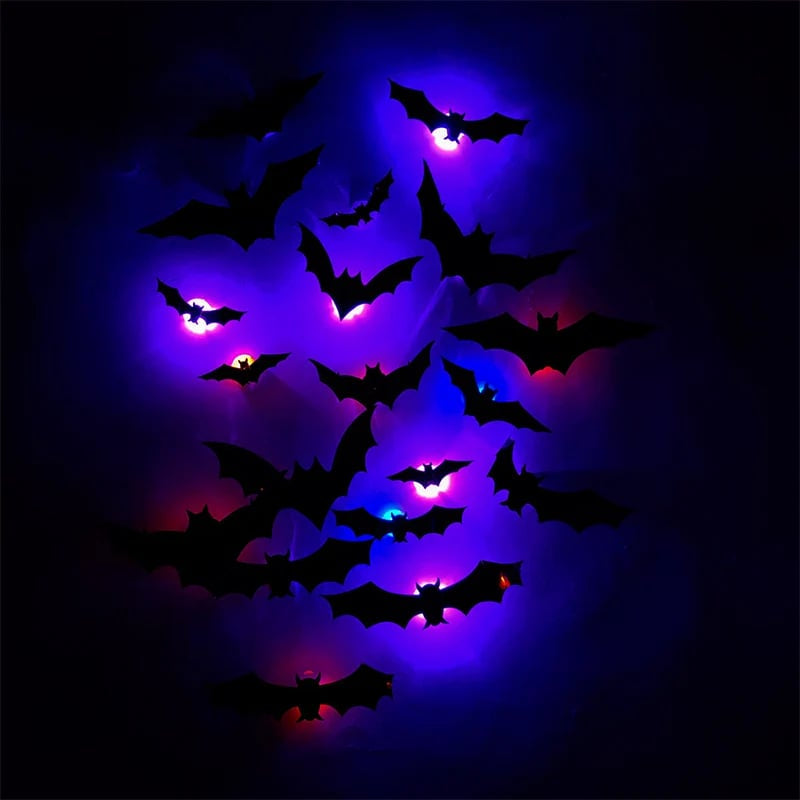 🎃 EARLY HALLOWEEN 49% OFF 🦇Halloween 3D Bat LED Wall Light Decor