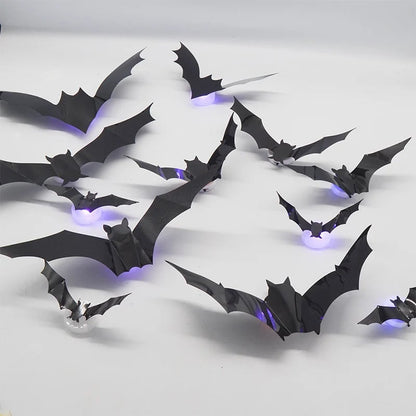 🎃 EARLY HALLOWEEN 49% OFF 🦇Halloween 3D Bat LED Wall Light Decor