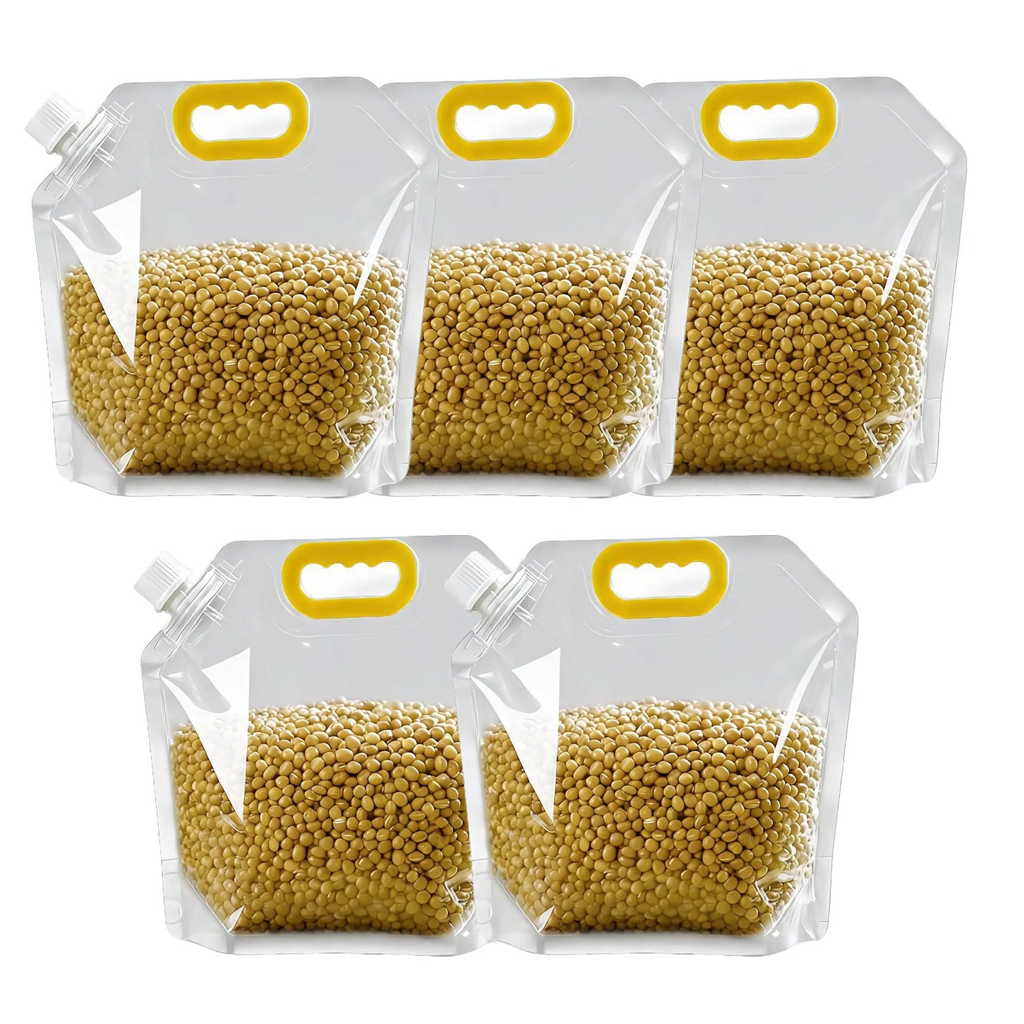 Reusable Leak-Proof Food Storage Sealed Bags with Portable Handle