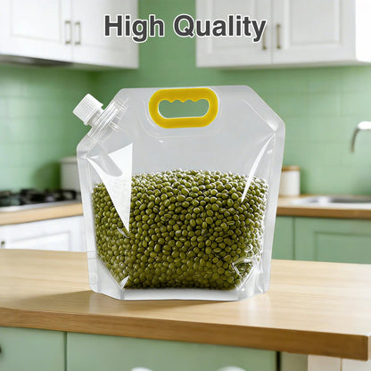 Reusable Leak-Proof Food Storage Sealed Bags with Portable Handle